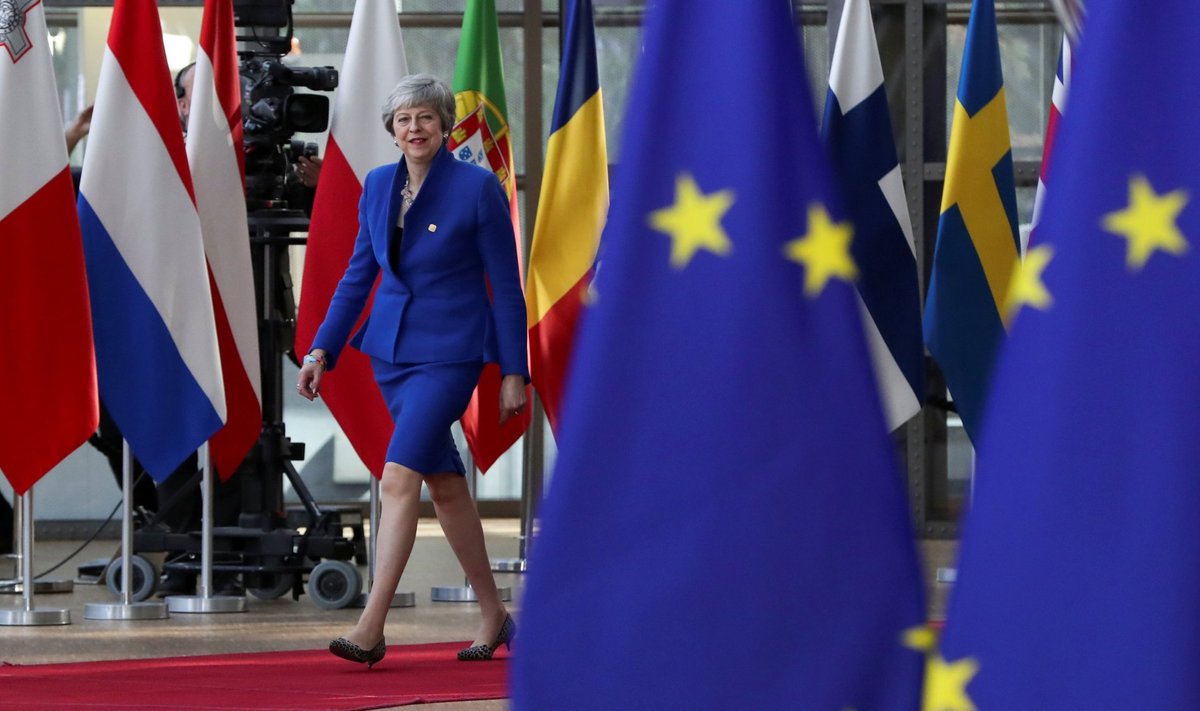 Ühendkuningriigi peaminister Theresa May käis Brüsselis Brexitiks ajapikendust palumas.