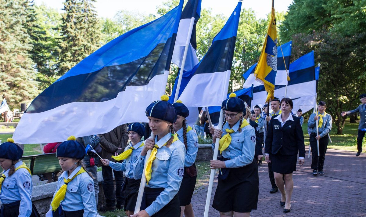Eesti lipu päeva tähistamine Pärnus