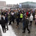 Soome politsei kahtlustab 46 inimest kogunemisreeglite rikkumises koroonapiirangute vastasel meeleavaldusel