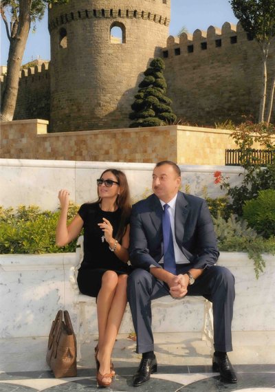 Mehriban Alijeva koos abikaasa, Aserbaidžaani presidendi Ilham Alijeviga