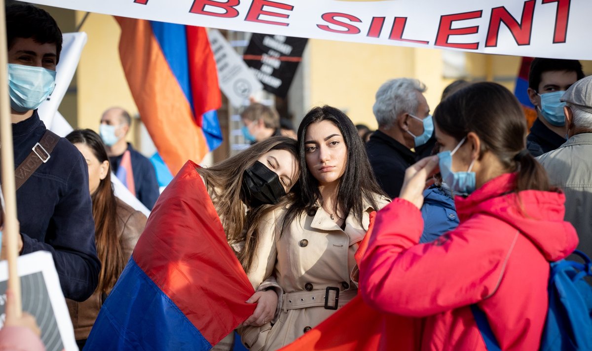 Armeenlaste sõjavastane meeleavaldus