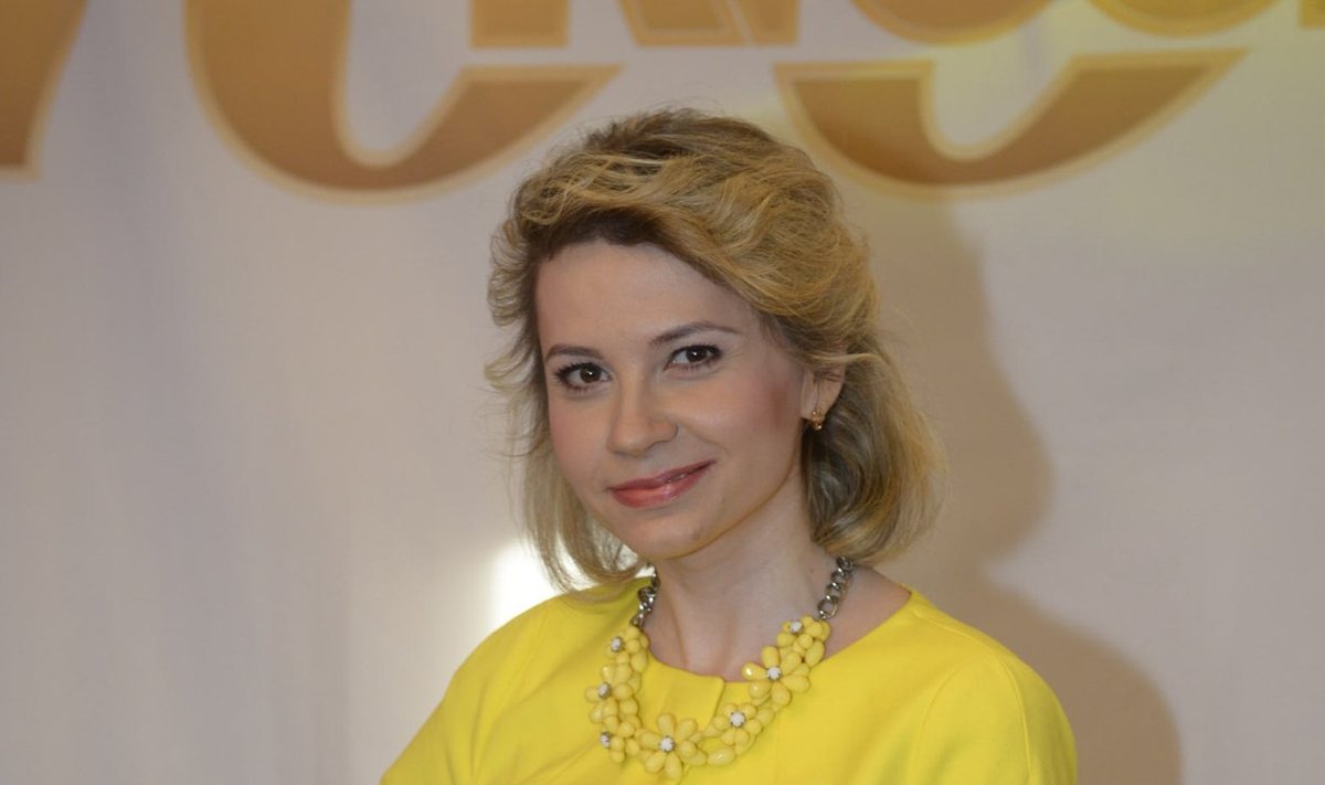 TV3 reporter Anna-Maria Veidemann-Makko