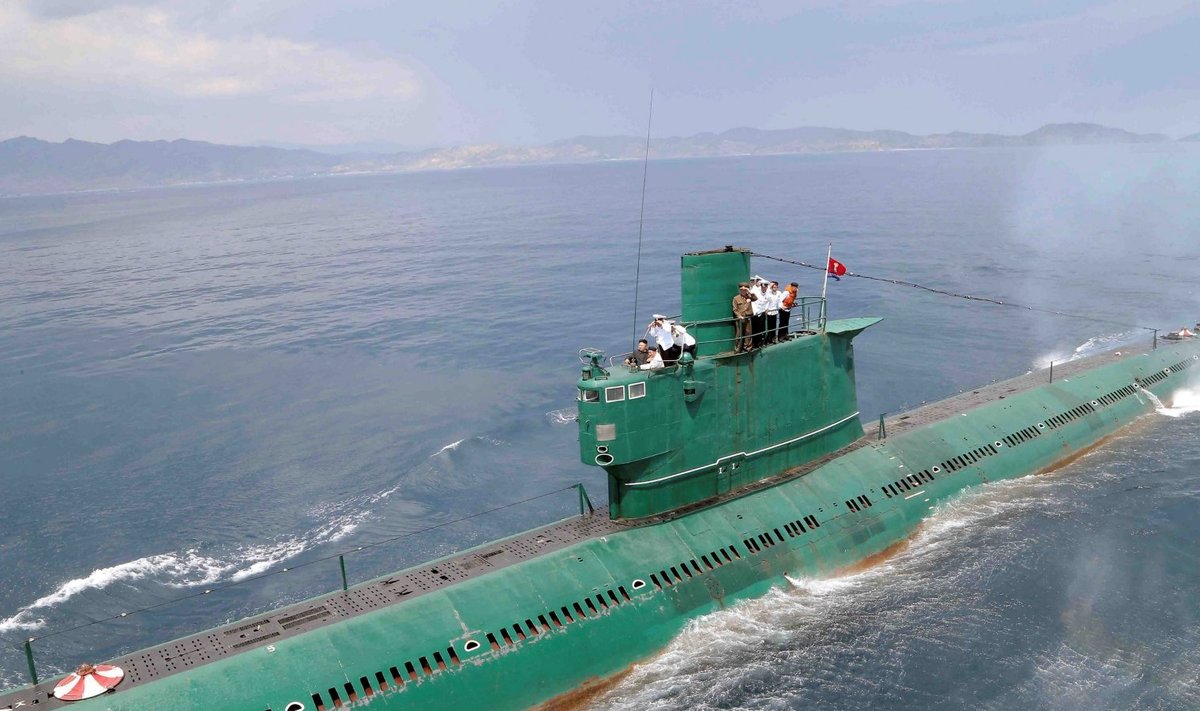 Selliste allveelaevadega tahab Põhja-Korea ameeriklasi kohutada.