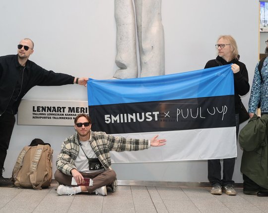 FOTOD | Tehke Eesti Eurovisionil uhkeks! 5Miinust ja Puuluup saadeti hommikul Malmö poole teele