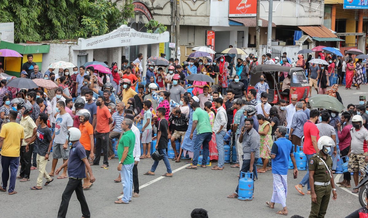 14. mai rahutused Sri Lanka pealinnas Colombos