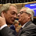Juncker pilkas „Brexiti kurbi kangelasi“