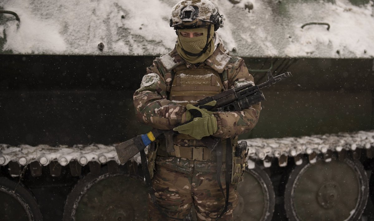 Ukraina sõdur Kupjanski lähistel