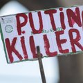 Российские активисты провели в Таллинне пикет „Путин – убийца!“
