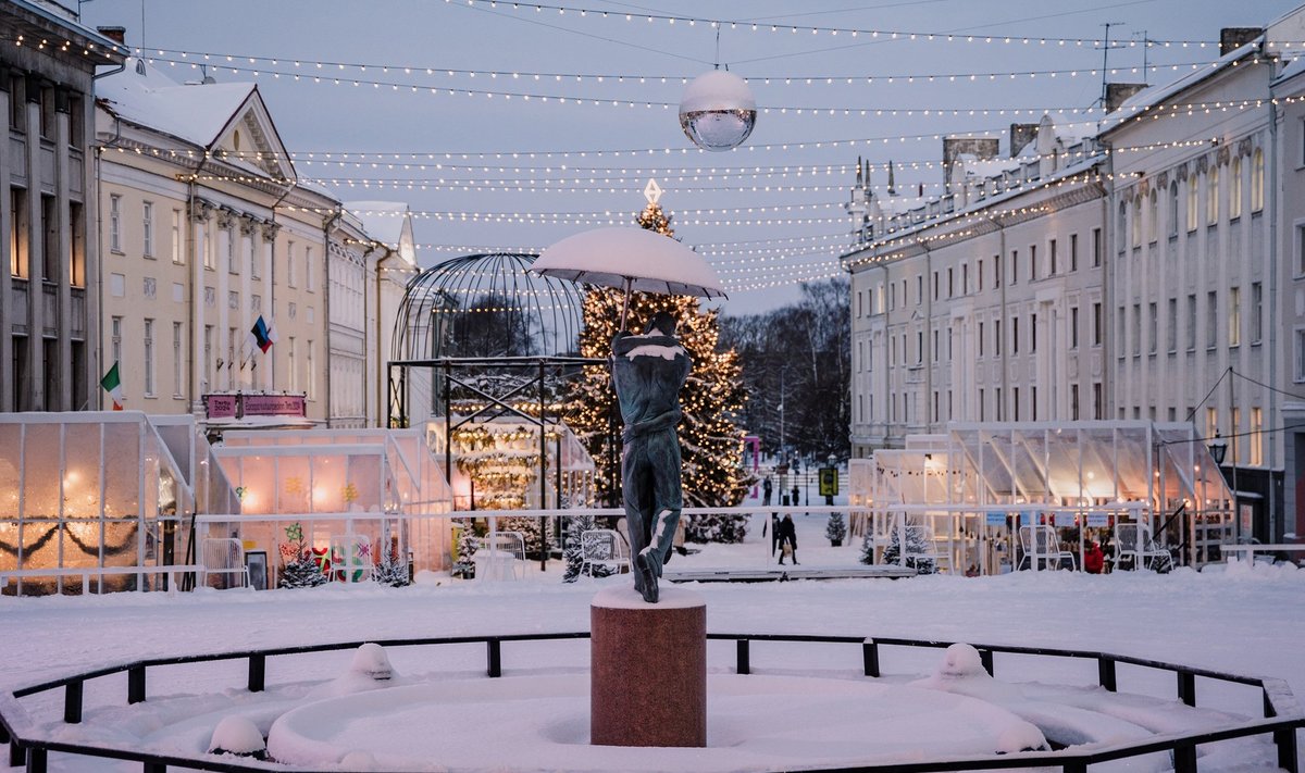 Tartu jõululinn jääb avatuks 5. jaanuarini.