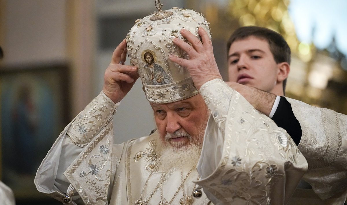 Глава Русской православной церкви патриарх Кирилл