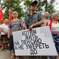 FOTOD JA VIDEO | Venemaal avaldati meelt pensioniea tõstmise vastu