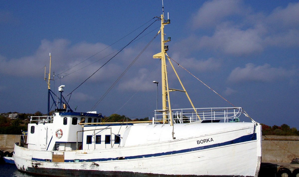 Uppunud kalalaev Borka