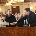 ФОТО | Кальюлайд, Ратас, Хельме, Вахер и другие посетили богослужение в честь ЭР102 в церкви Каарли