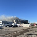 ФОТО | В складском здании произошел пожар