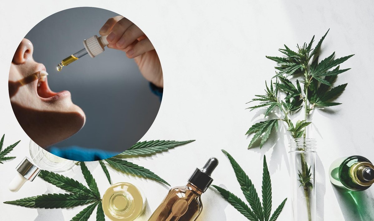 CBD õli tilgad