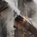 ФОТО и ВИДЕО | В Пыхья-Таллинне открытым пламенем полыхал дом. Один человек погиб, 12 доставлены в больницу