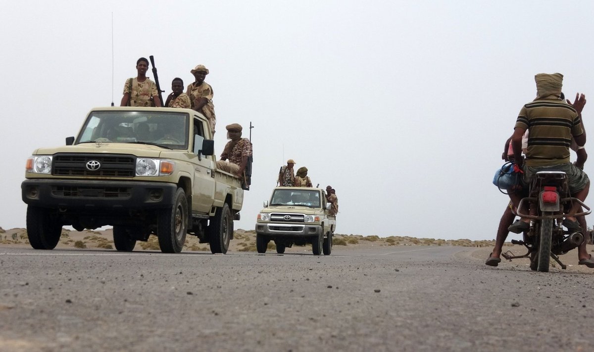 Sudaani võitlejad Jeemenis