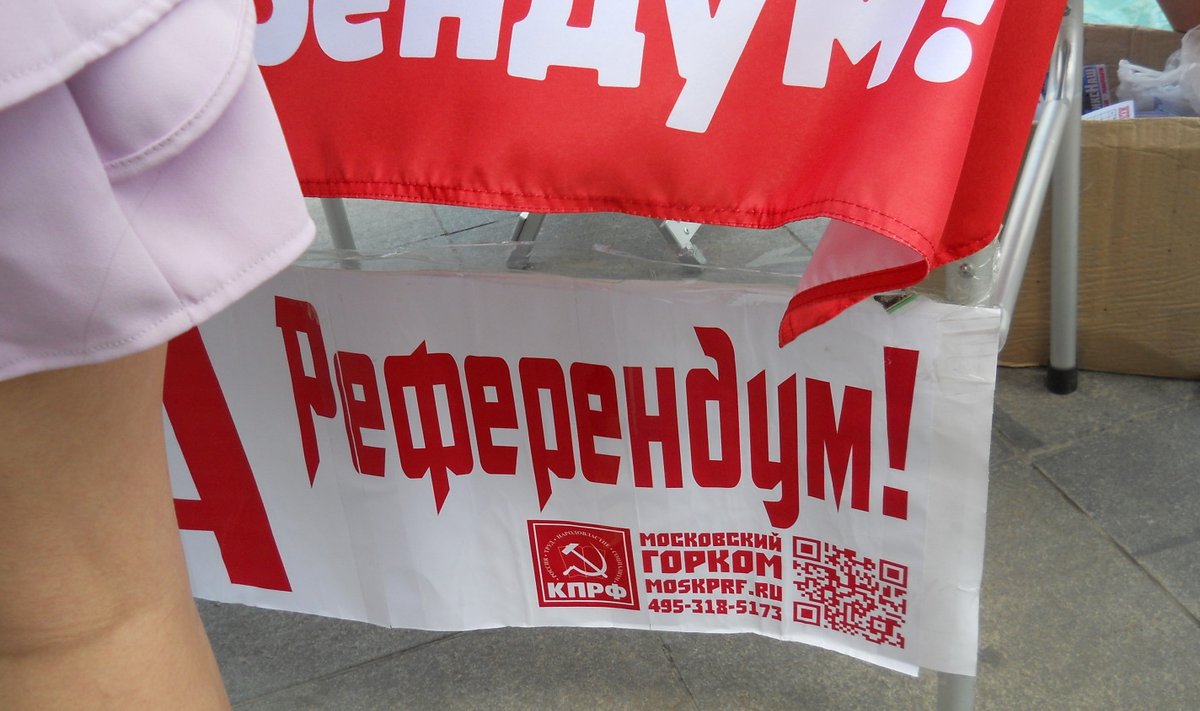 Referendumitest loodavad abi ka Moskva kommunistid