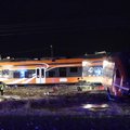 ФОТО И ВИДЕО | Под Тарту пассажирский поезд столкнулся с грузовиком, восемь человек пострадали