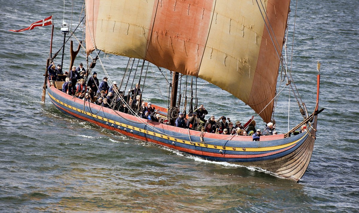 Rekonstrueeritud viikingilaev, ehitatud laeva järgi, mille viikingid valmistasid 11. sajandil Dublinis.