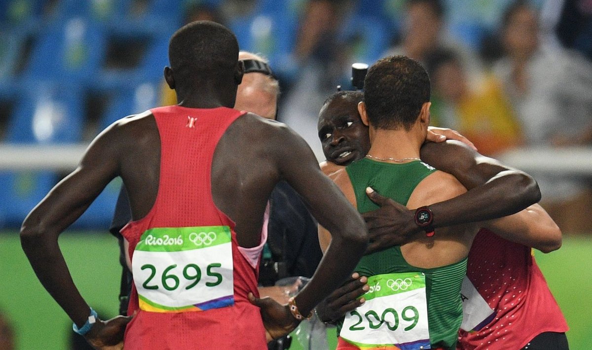 Jooksjad Rio olümpial, pilt on illustratiivne