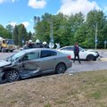 ФОТО И ВИДЕО | В Кохтла-Ярве произошла тяжелая авария