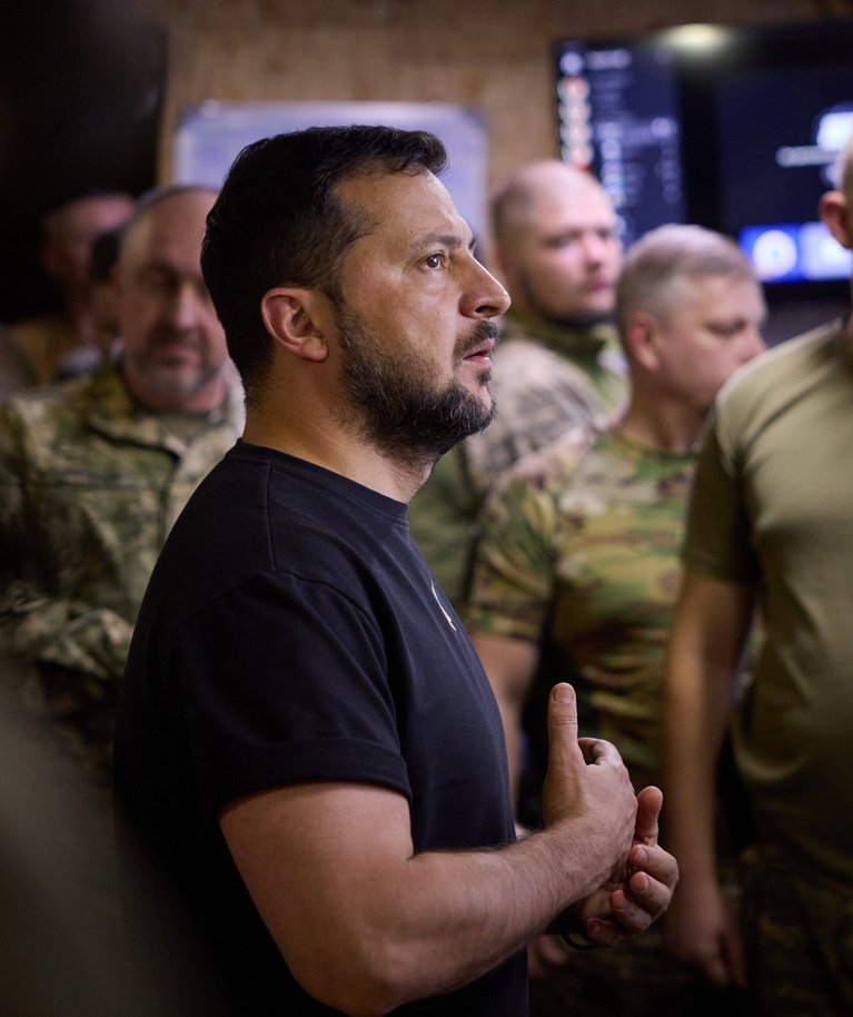 Ukraina president Volodõmõr Zelenskõi 4. septembril 2023 tööreisil Donetskis ja Zaporižžjas.