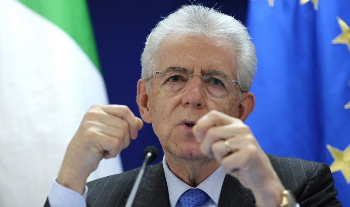 Itaalia peaminister Mario Monti