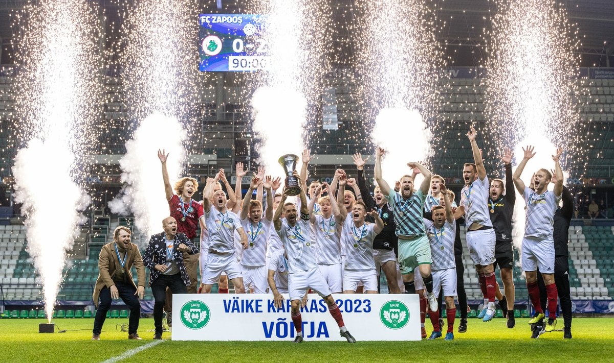 Футбольный клуб „Сауэ“ стал обладателем Малого кубка Эстонии