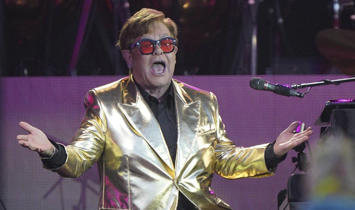 Britain ENT Elton John Glastonbury Festival