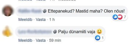 Konkreetsed vandaalitsemise ähvardused Facebookis.