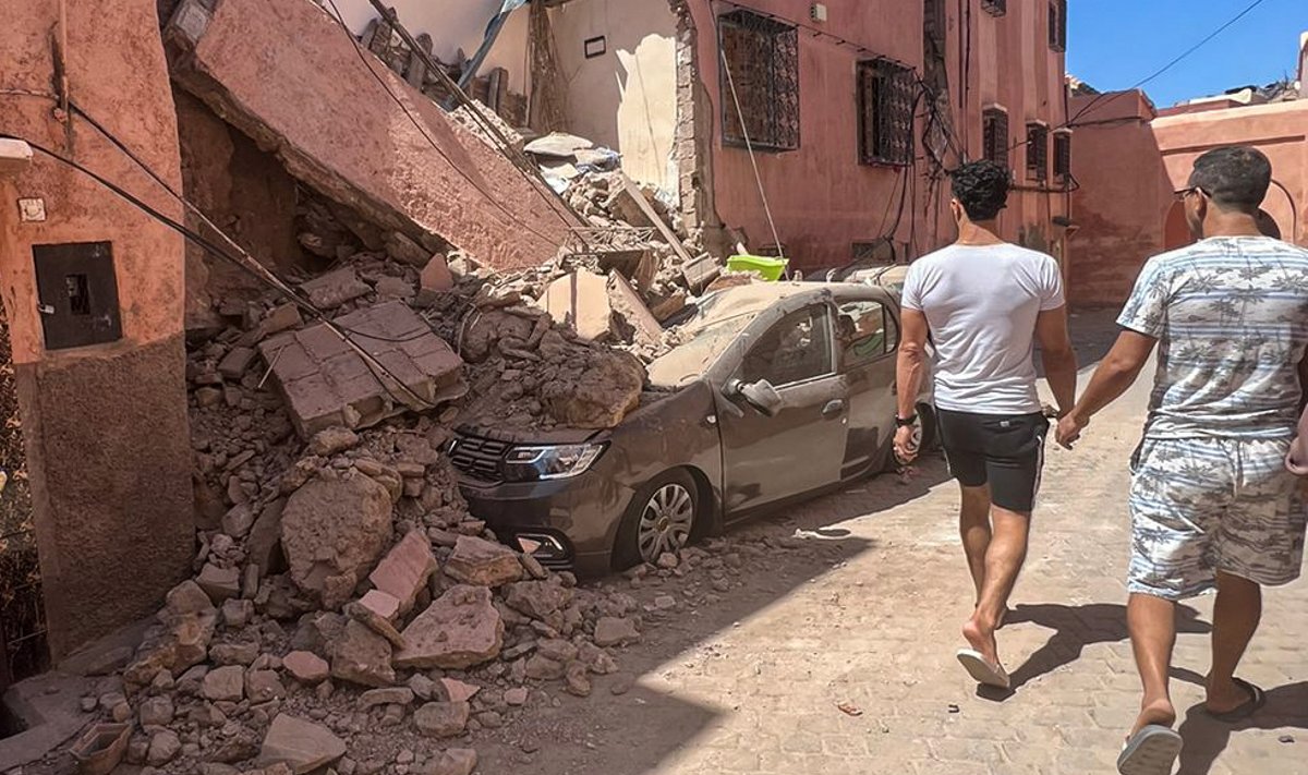Maavärina tagajärjed Marokos