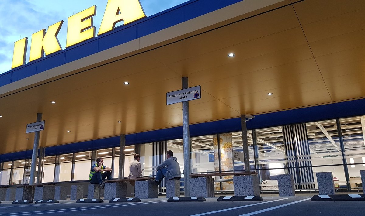 Läti IKEA enne avamist