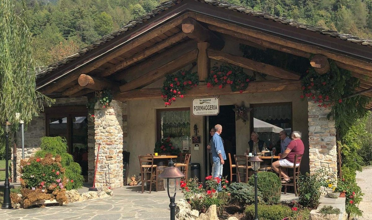 La Poiana kooperatiivis Itaalia Alpides käis juustutegemist õppimas ning koostööpartnereid otsimas ka Meelis Mõttus.