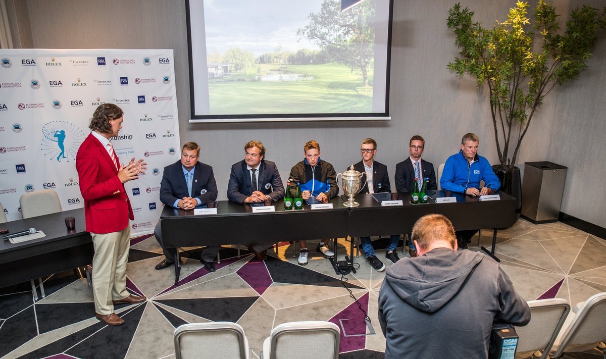 Amatöörgolfi Euroopa meistrivõistluste pressikonverents