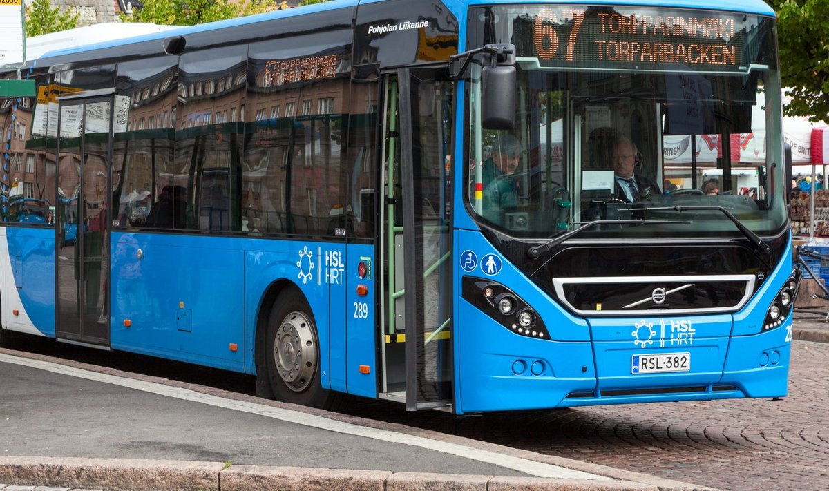 Soome bussijuhid alustasid streiki