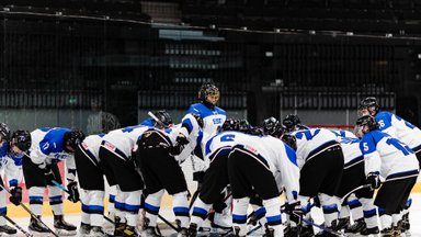 Юниорская сборная Эстонии по хоккею начала домашний ЧМ с крупного поражения