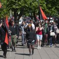 FOTOD: Tammsaare pargis kogunesid anarhistid