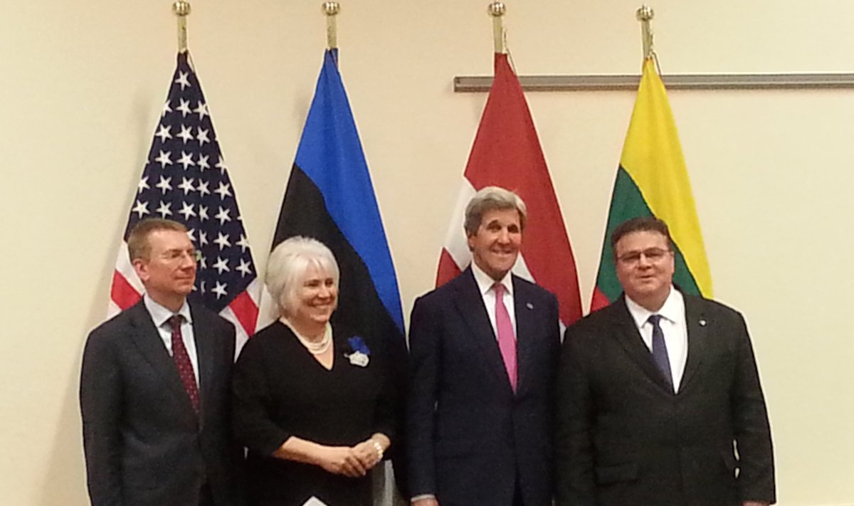 John Kerry ja Balti välisministrid