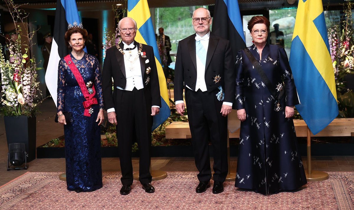 Rootsi kuningapaar ja Eesti presidendipaar