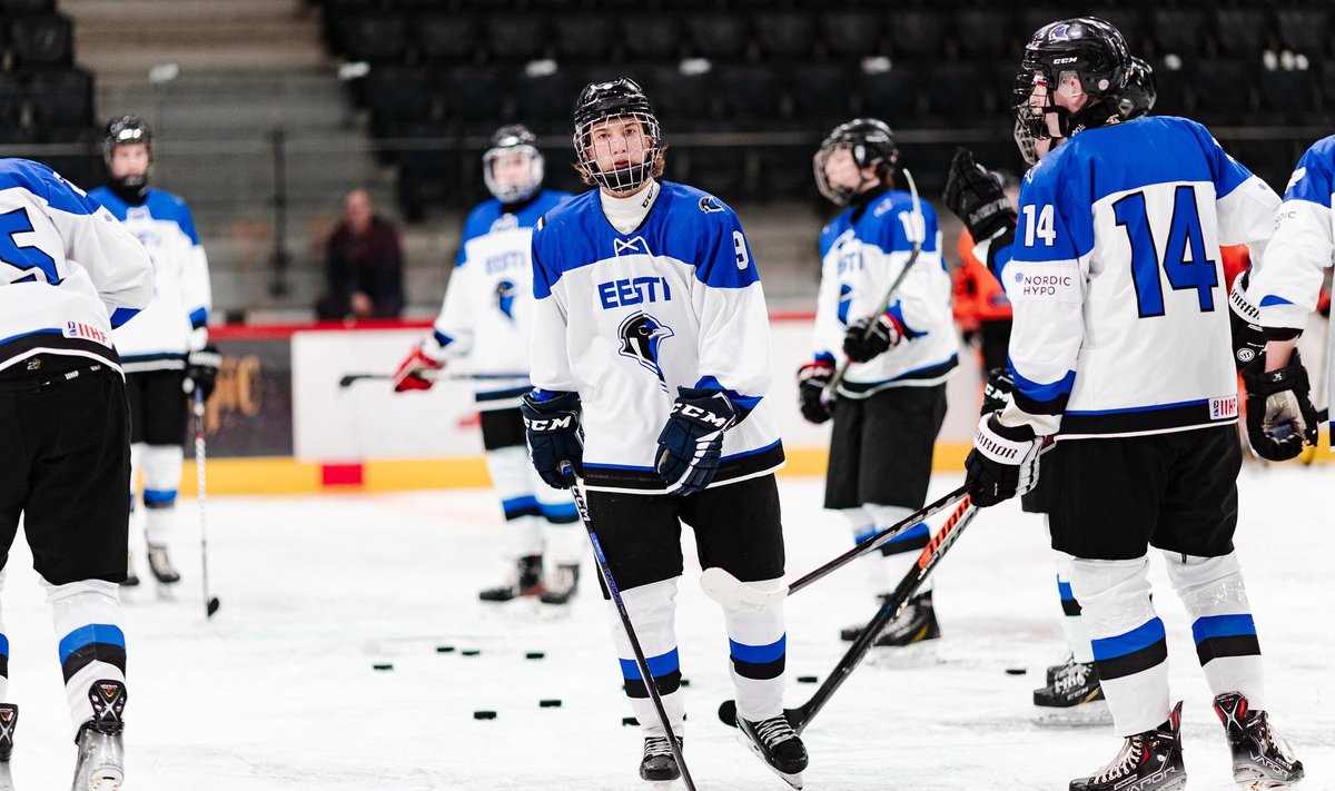 Eesti U18 jäähokikoondis kaotas Itaaliale