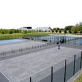 В Ласнамяэ заканчивается строительство открытых теннисных кортов