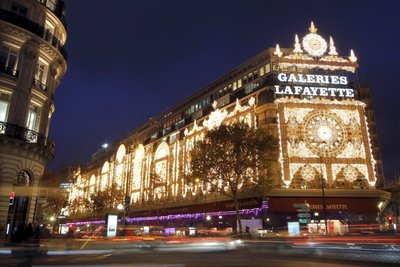 Parīze shopings Galeries Lafayette