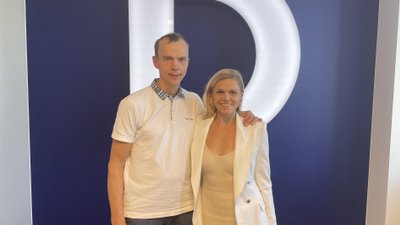 Taigo Lepik ja Paula Särekanno Oma Maitse podcasti „Toidujutud“ esimeses episoodis
