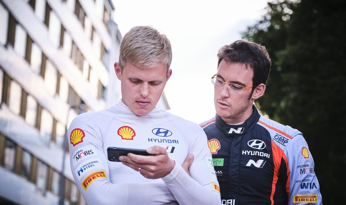 Ott Tänak ja Thierry Neuville