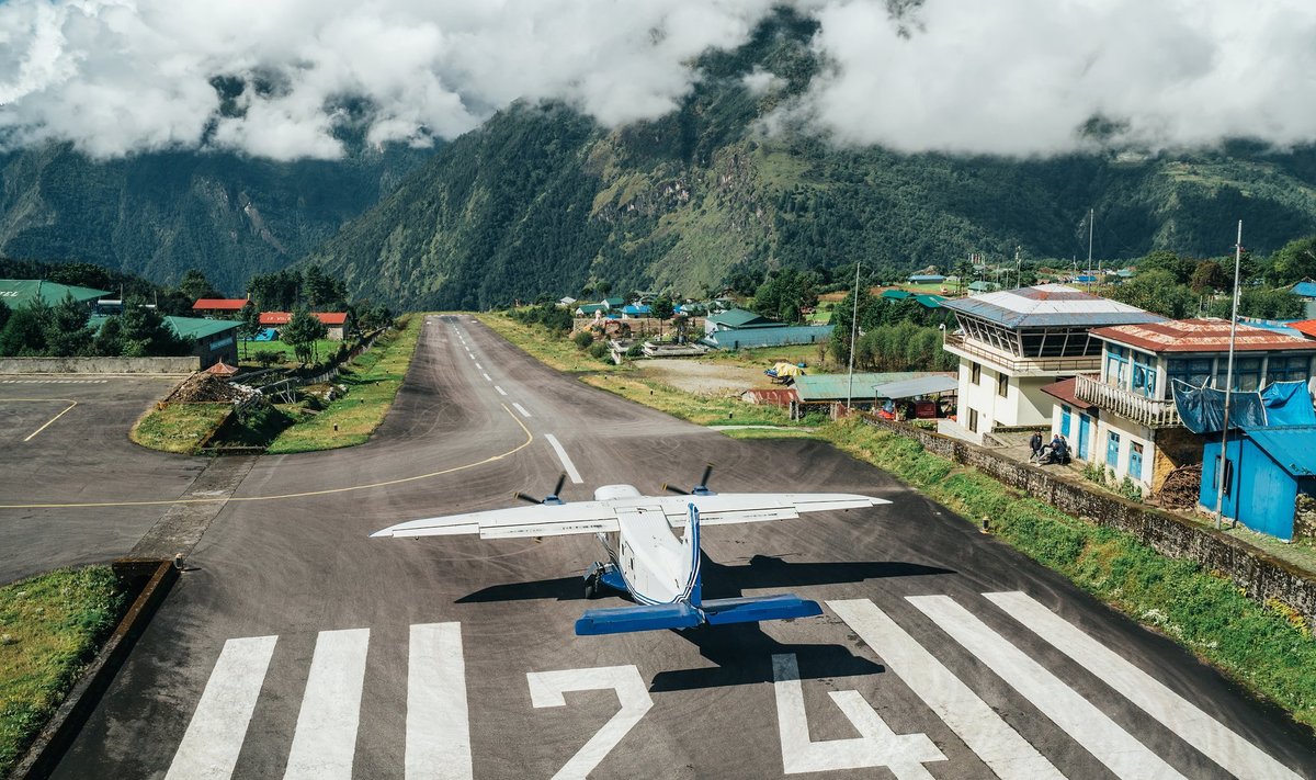 Maailma üks ohtlikuim lennujaam Nepalis 