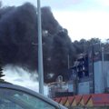 ФОТО: В Кохтла-Ярве на территории VKG произошло возгорание