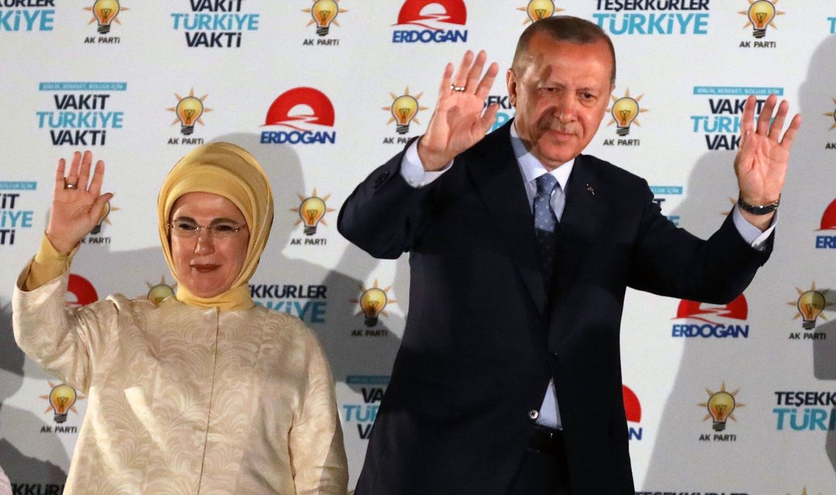 Tayyip Erdogan ja Emine Erdogan 