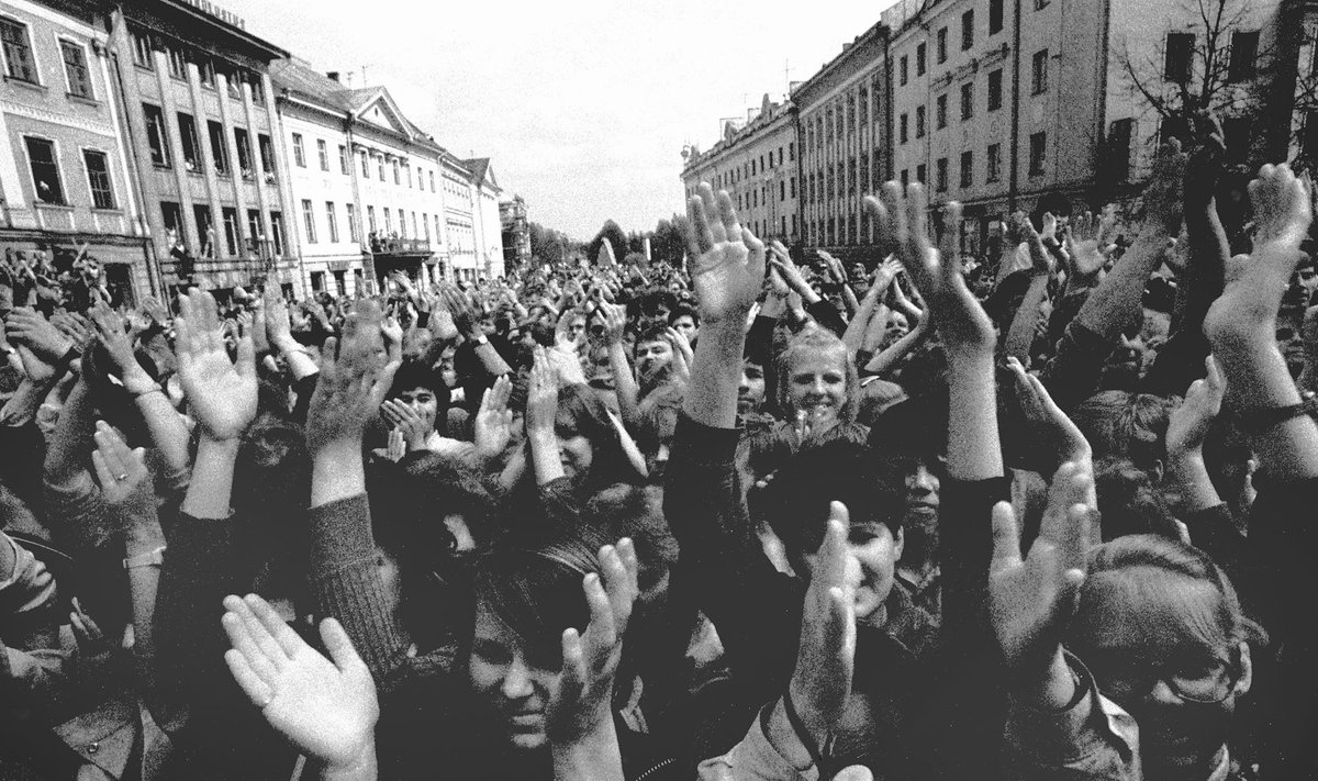 Tartu muusikapäevadest, mille raames esitati ka „Viit isamaalist laulu”, on saanud üks Eesti laulva revolutsiooni sümbol.