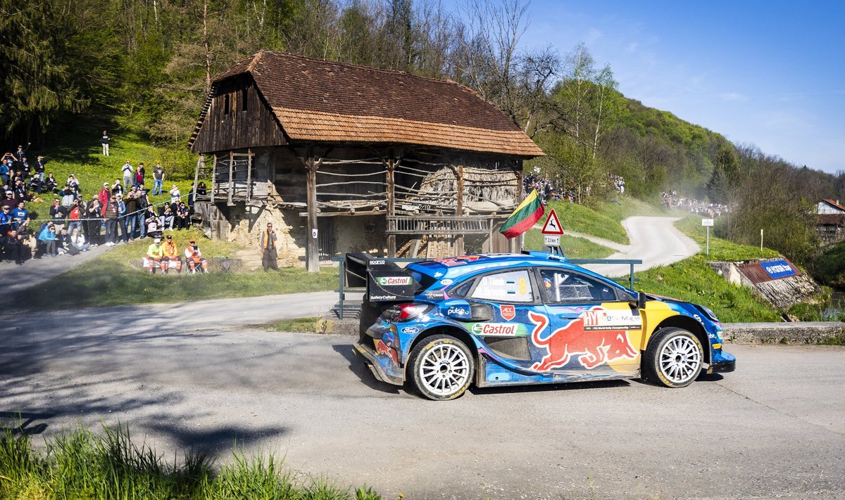 Ott Tänak Horvaatia rallil.